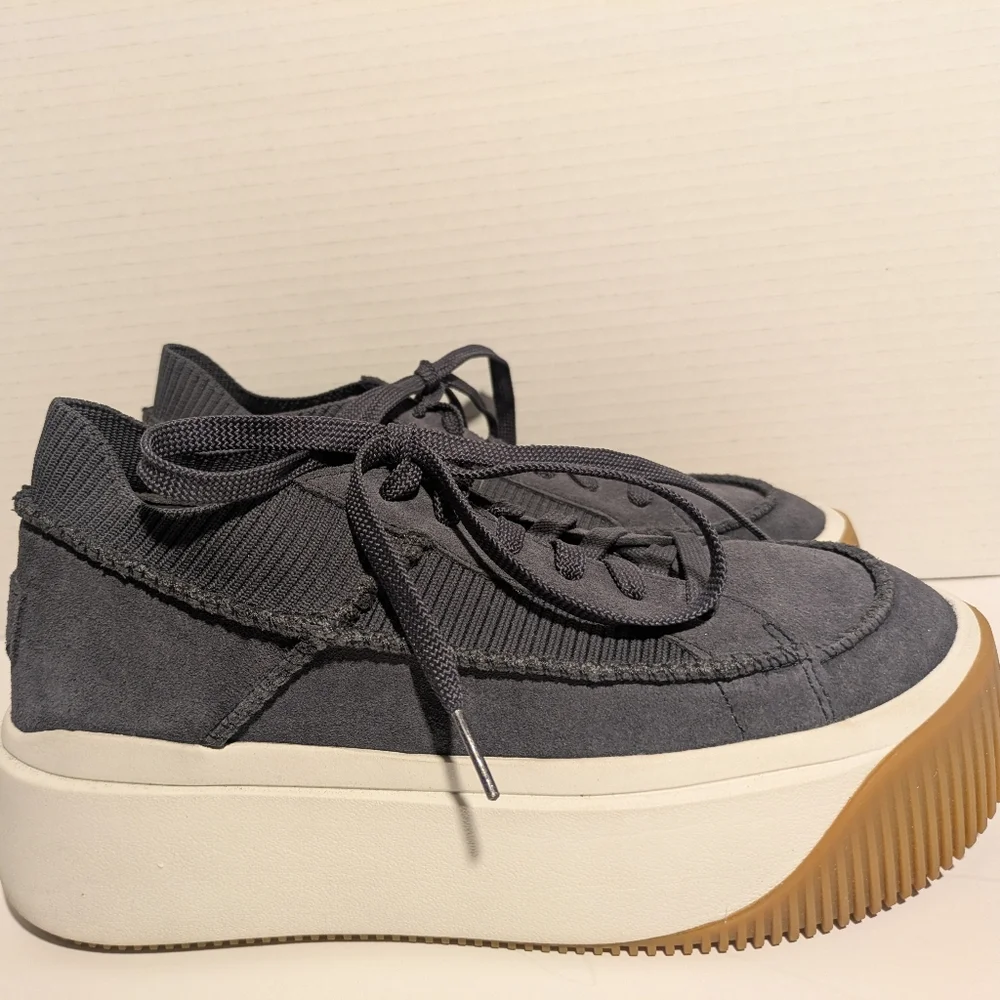 UGG Women's Platform Sneakers in Dark Gray - Picture 1 of 4